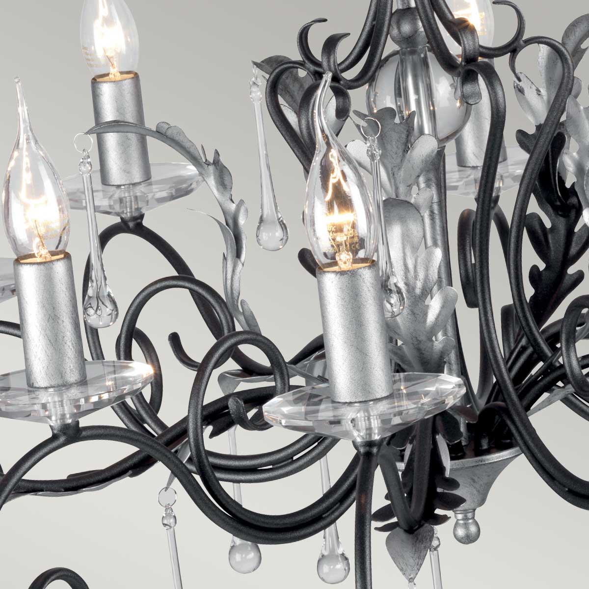 Люстра Elstead Interior, Арт. AML10-BLK-SILVER