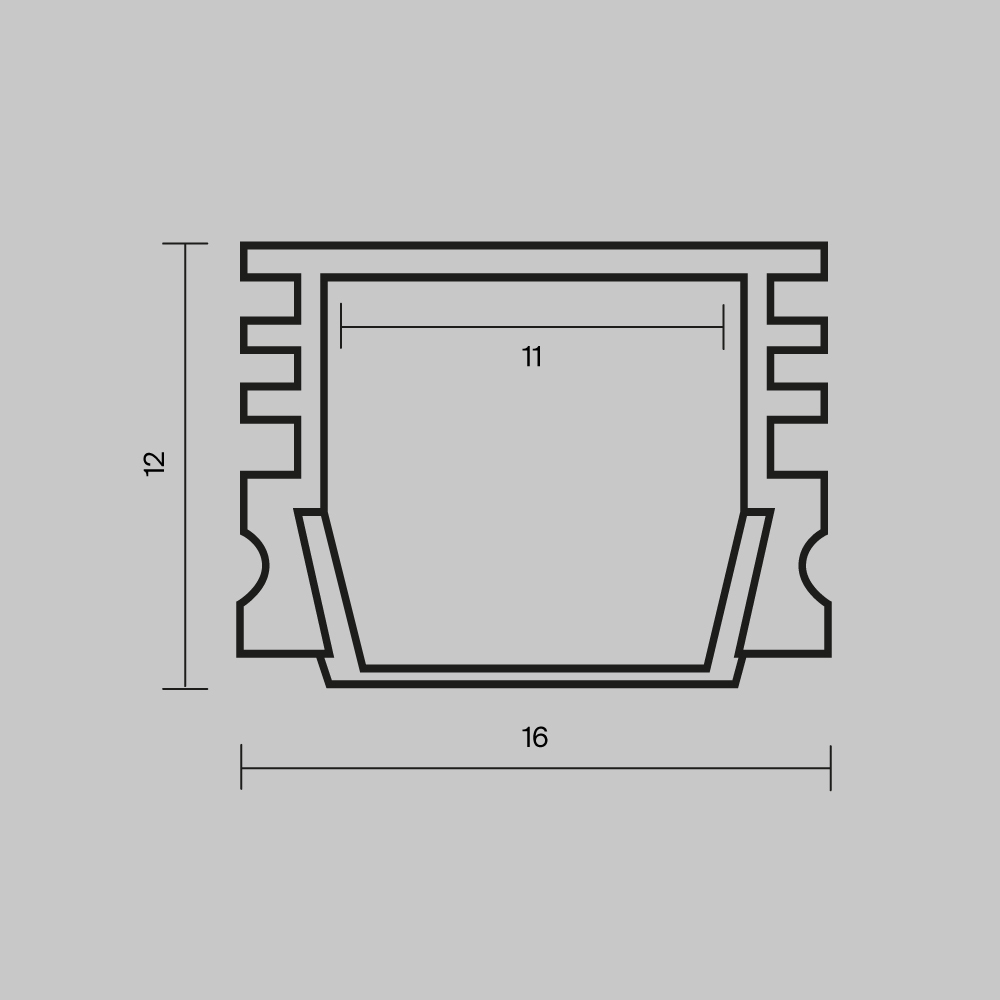 Профиль Led Strip 631005