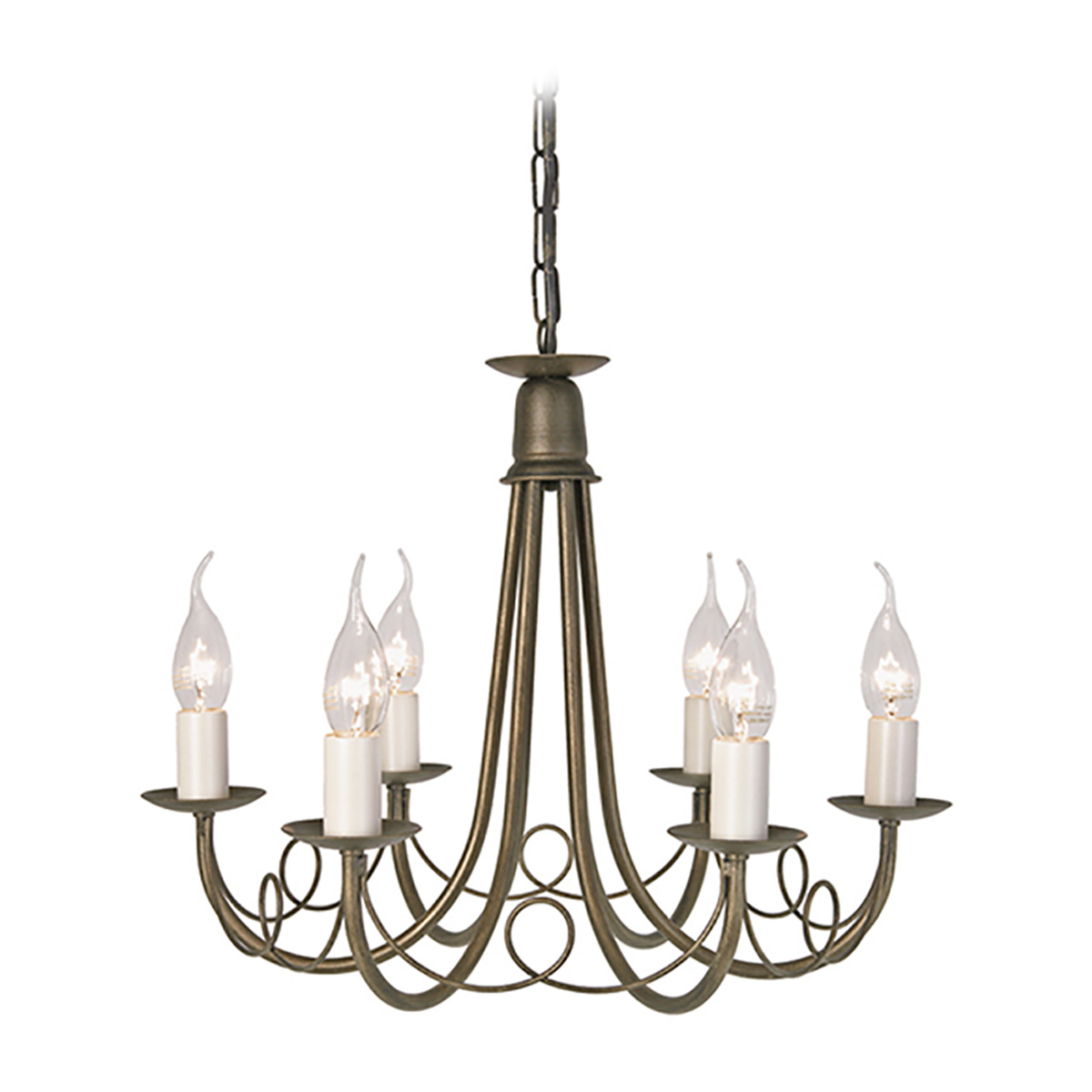 Люстра Elstead Interior, Арт. MN6-BLK-GOLD