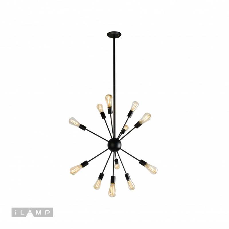 Подвесная люстра iLamp Loft209-12B