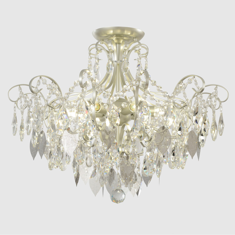 Накладная люстра Crystal Lux ESMIRALDA PL6 SILVER