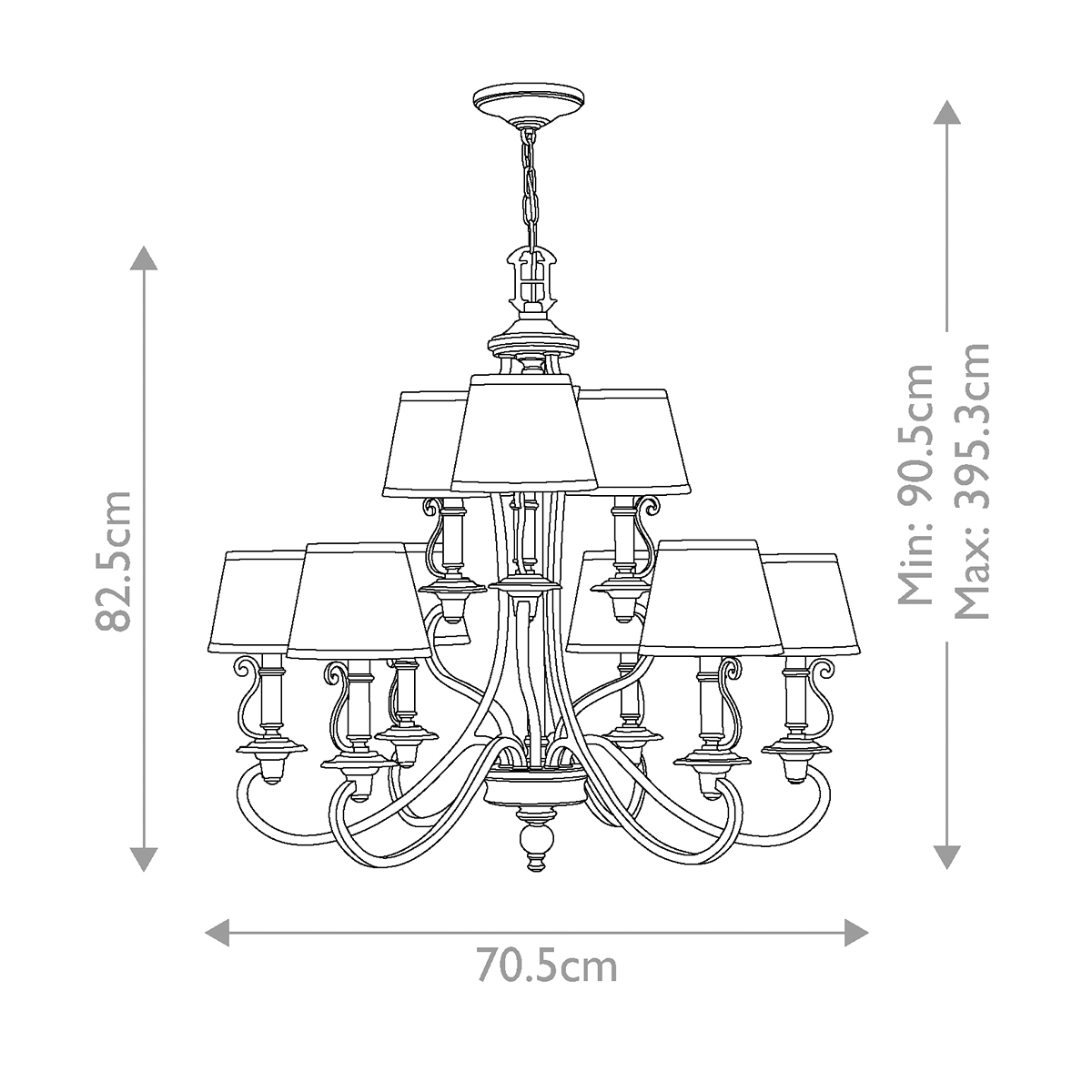 Люстра Hinkley Lighting, Арт. HK-PLYMOUTH9