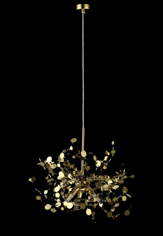 Подвесная люстра Crystal Lux GARDEN SP3 D400 GOLD