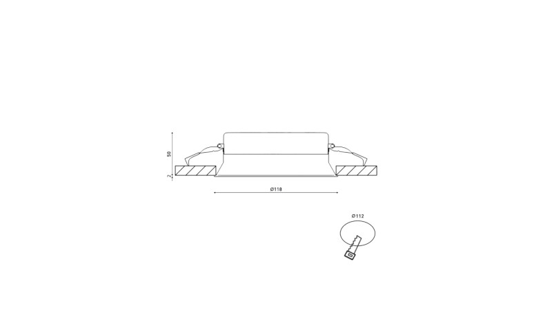 Встраиваемый светильник DesignLed BQ009115-WH-WW