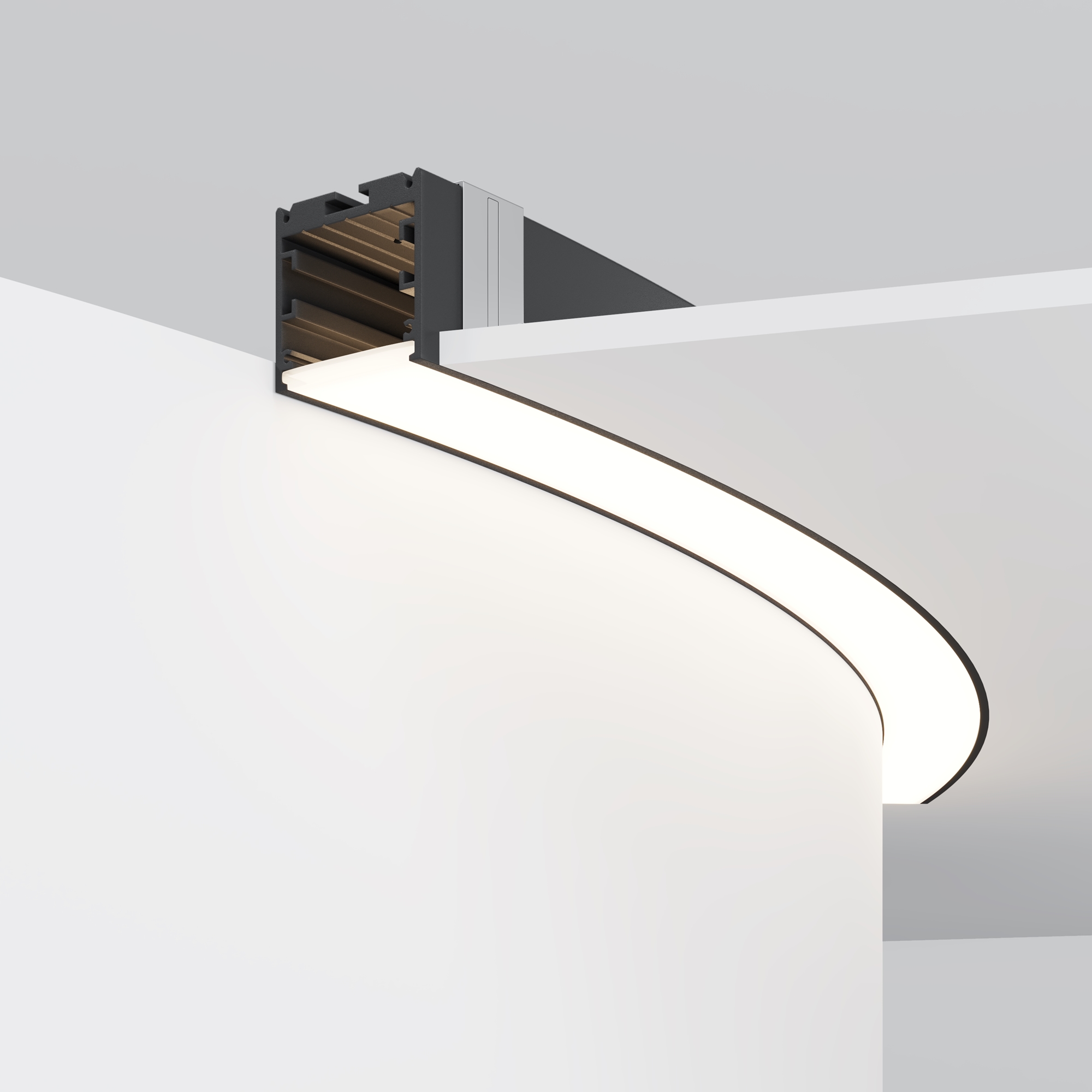 Профиль Led Strip ALM-3535R-B-D-45°-1.5M