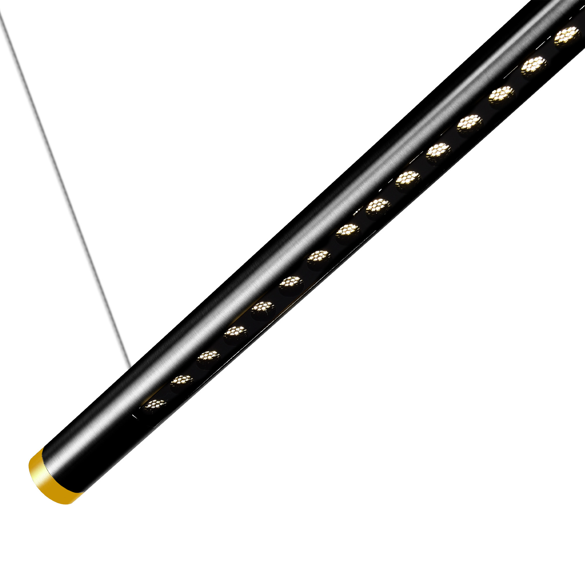 SL6238.413.01 Светильник подвесной ST-Luce черный/черный,латунь LED 1*28W 4000K PARILLA