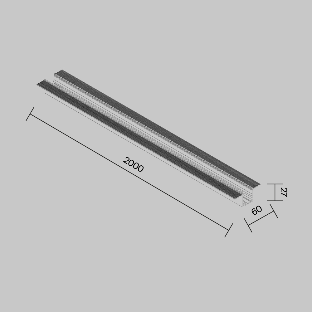 Профиль Outdoor O-TR002BF-P-B2M