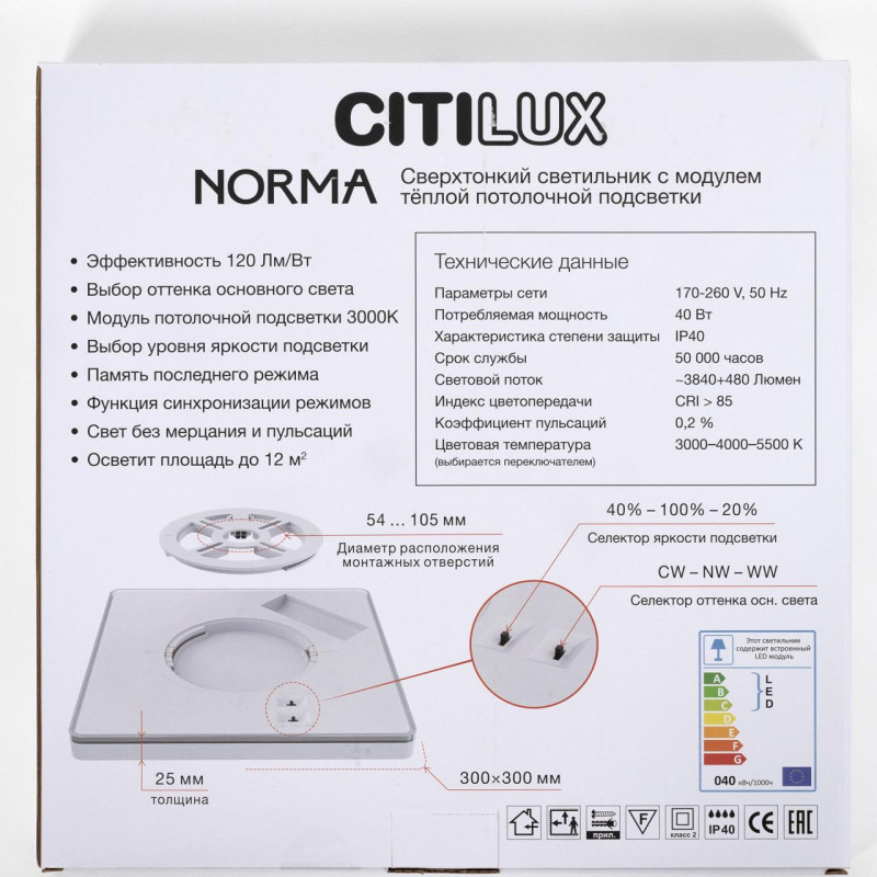 Накладной светильник Citilux CL748K301