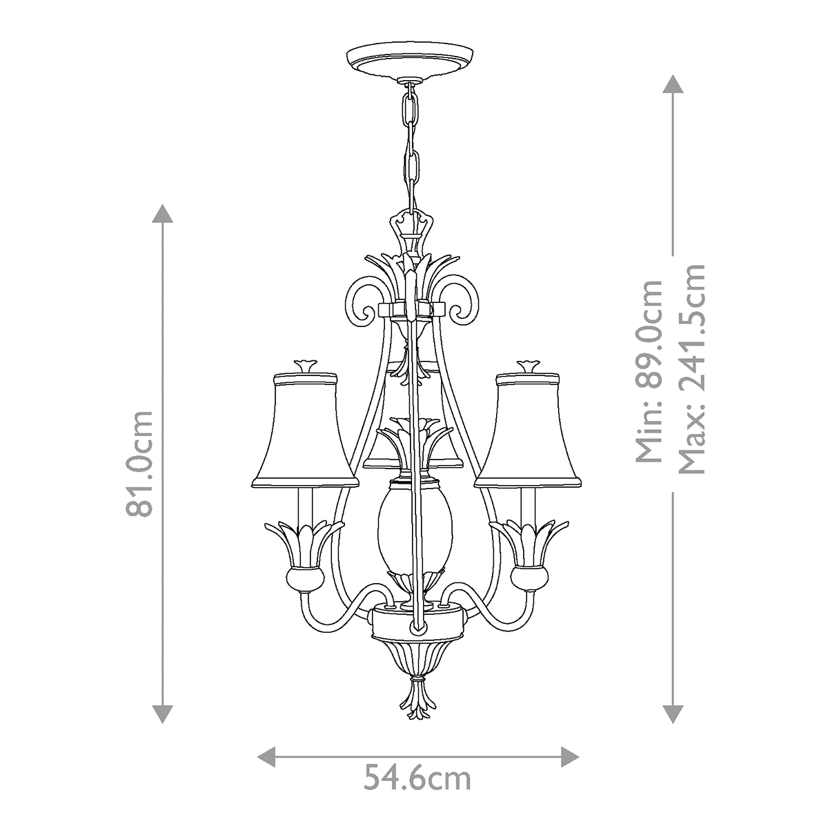 Люстра Hinkely Lighting, Арт. HK-PLANT3-PZ