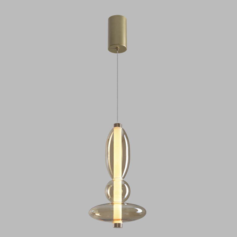 Подвесной светильник Crystal Lux QUASAR SP10W LED AMBER
