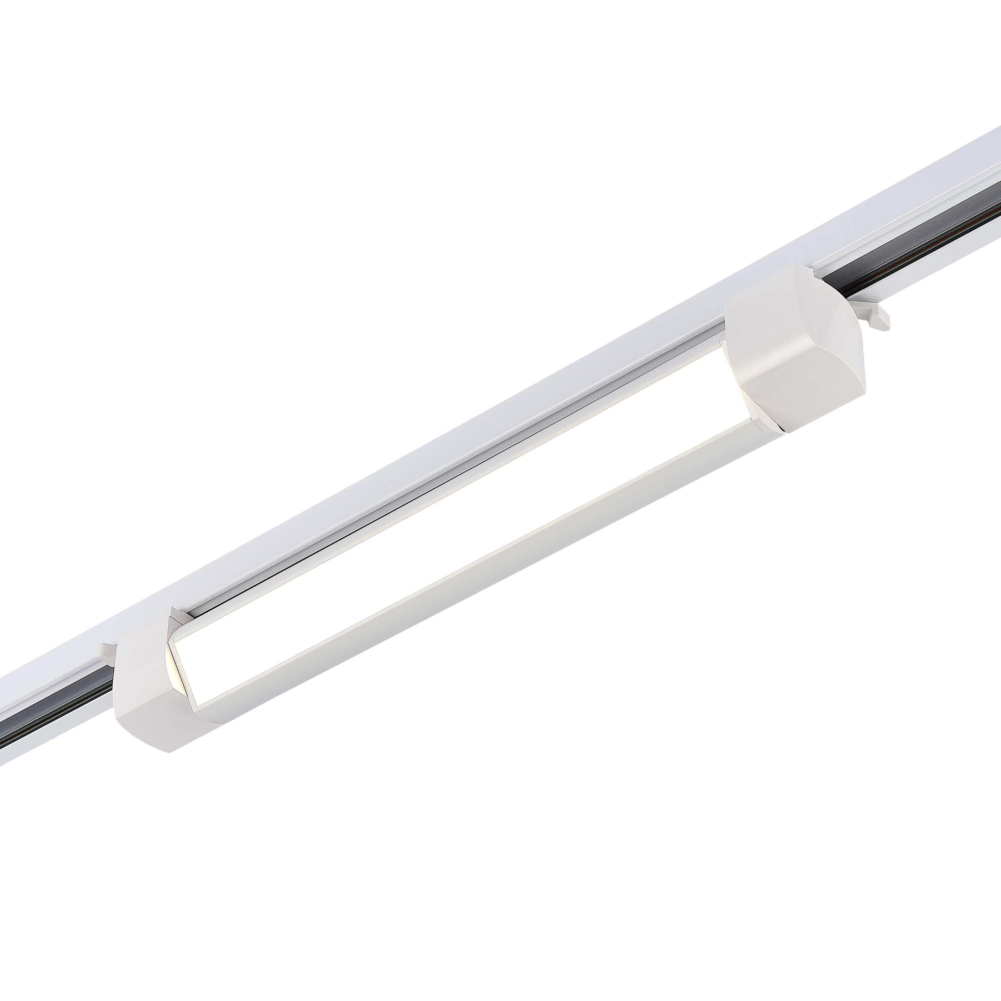 ST368.536.20 Св-к трек. Белый LED 1*20W 3000K 1 450Lm Ra>90 120° IP20 L387xW49xH54 170-240V BASE