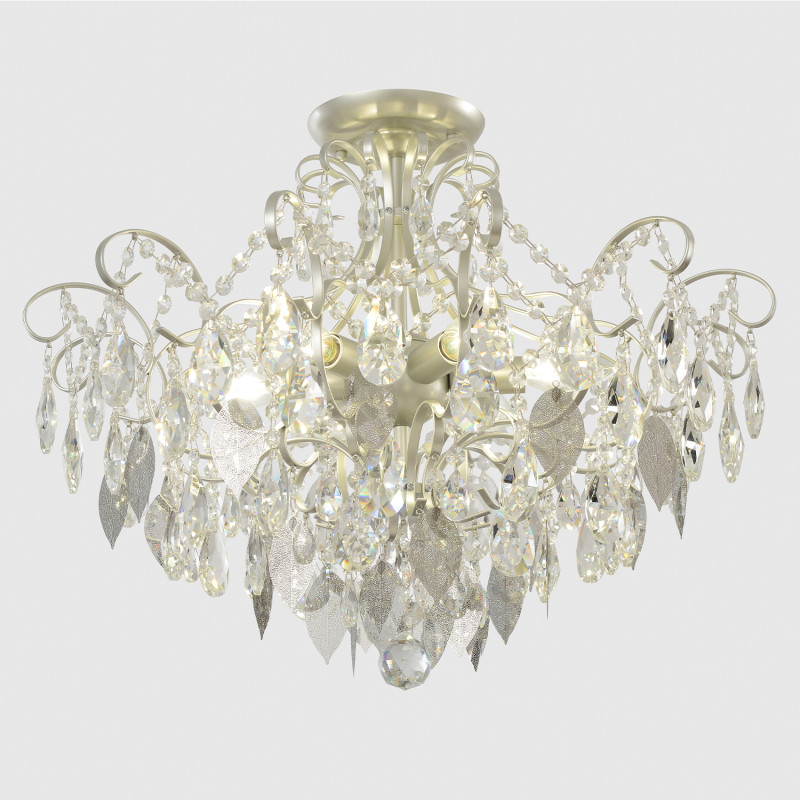 Накладная люстра Crystal Lux ESMIRALDA PL6 SILVER