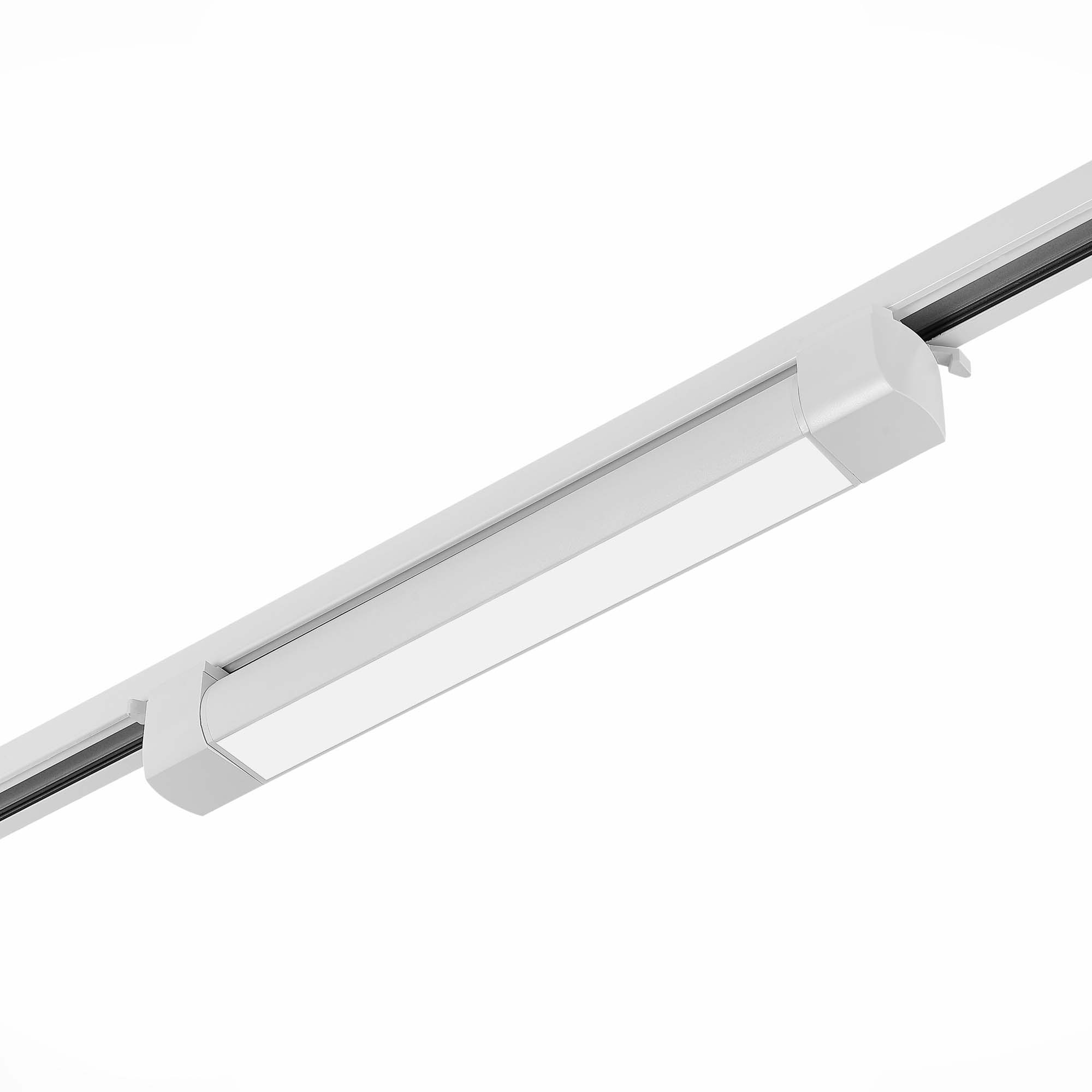 ST368.536.20 Св-к трек. Белый LED 1*20W 3000K 1 450Lm Ra>90 120° IP20 L387xW49xH54 170-240V BASE
