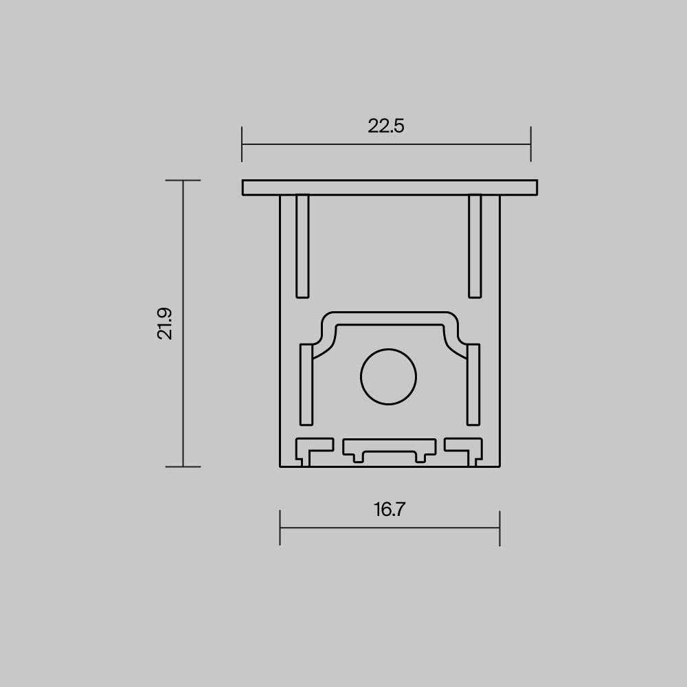 Комплектующие для профиля Led Strip 642051