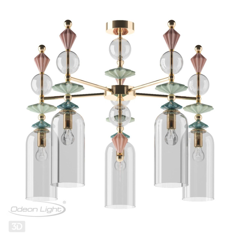 Люстра на штанге Odeon Light 4855/5C