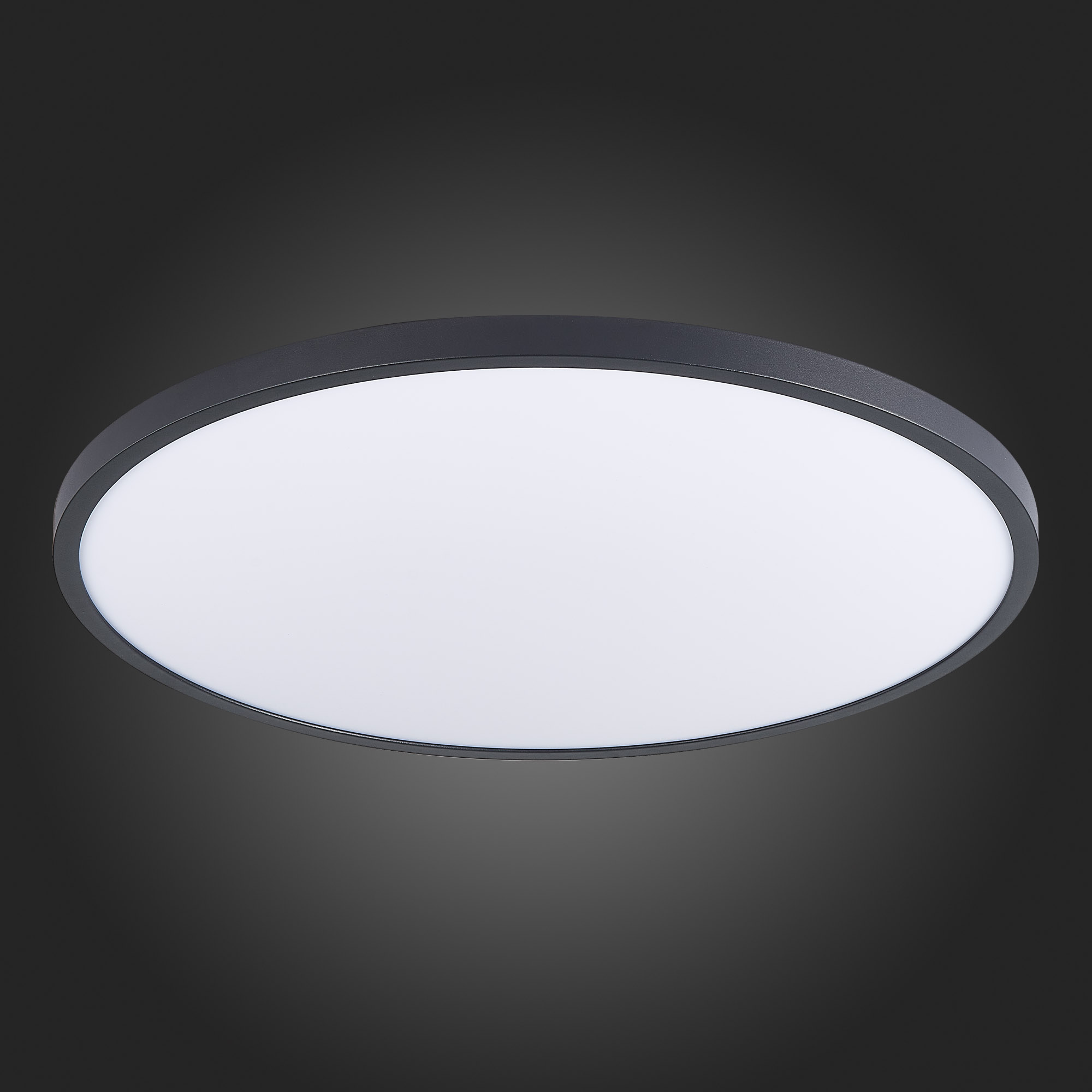 ST601.442.48 Светильник потолочный Черный LED 1*48W 4000K 4 320Lm Ra>90 120° IP20 D600xH27 185-265V Накладные светильники