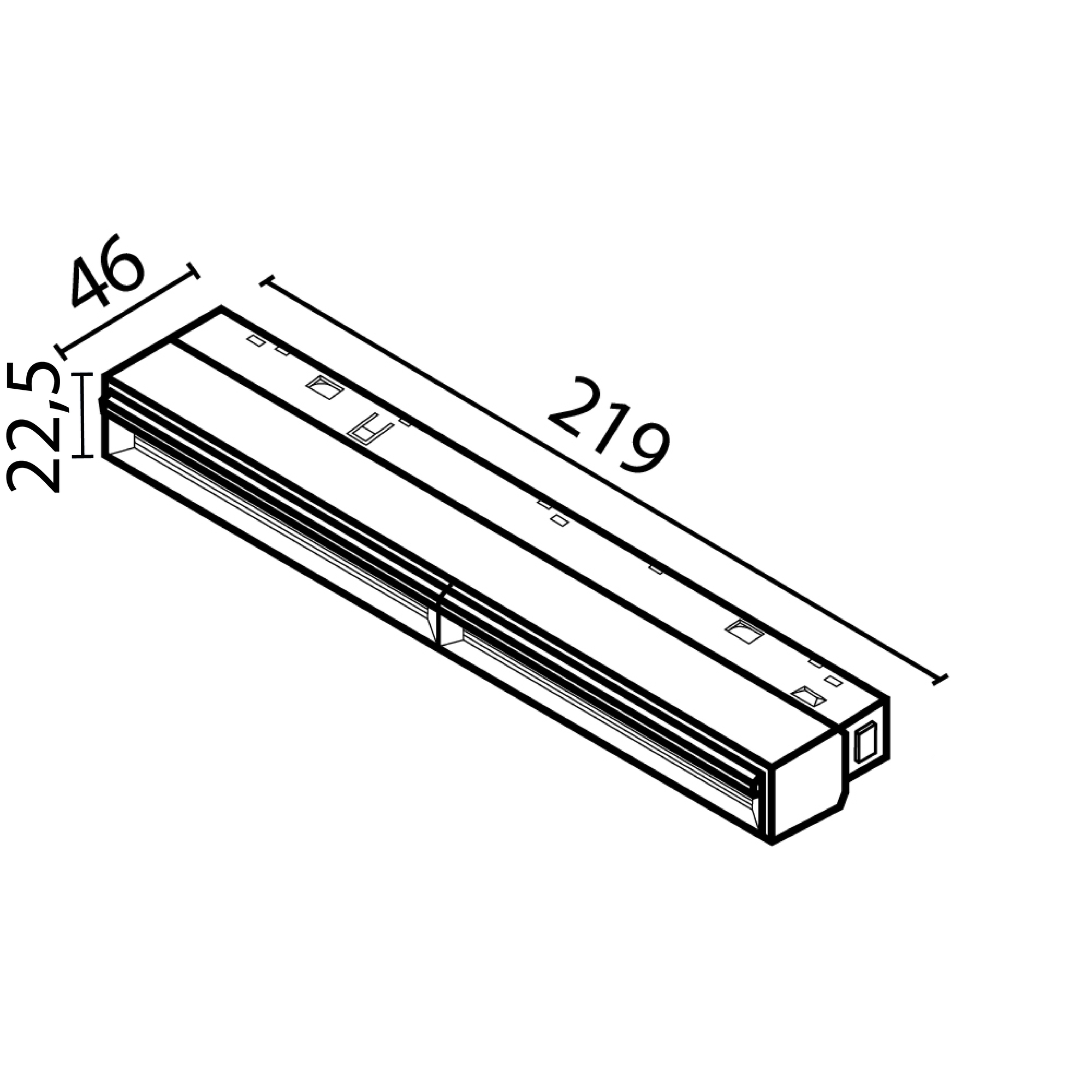 Трековый светильник Technical TR106-4-12W-DS-B