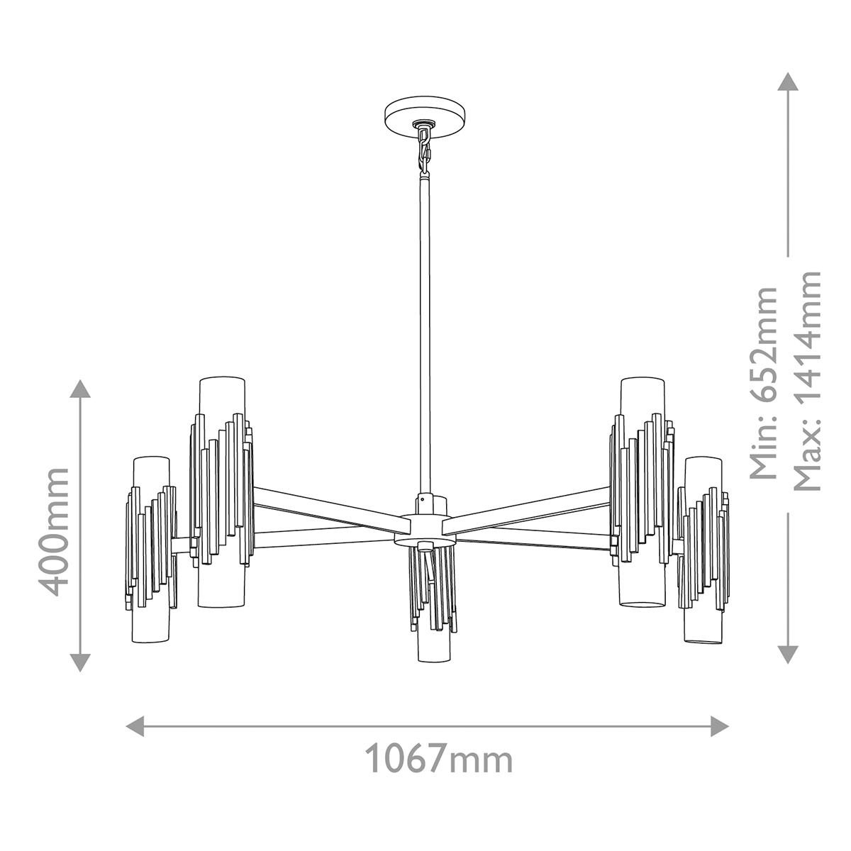 Люстра Elstead Lighting, Арт. MARVELE10-AB-OPAL