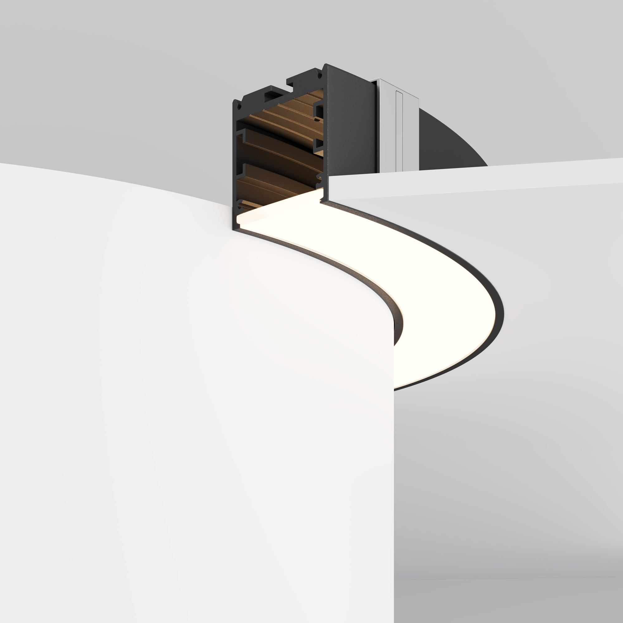 Профиль Led Strip ALM-3535R-B-D-90°-0.3M