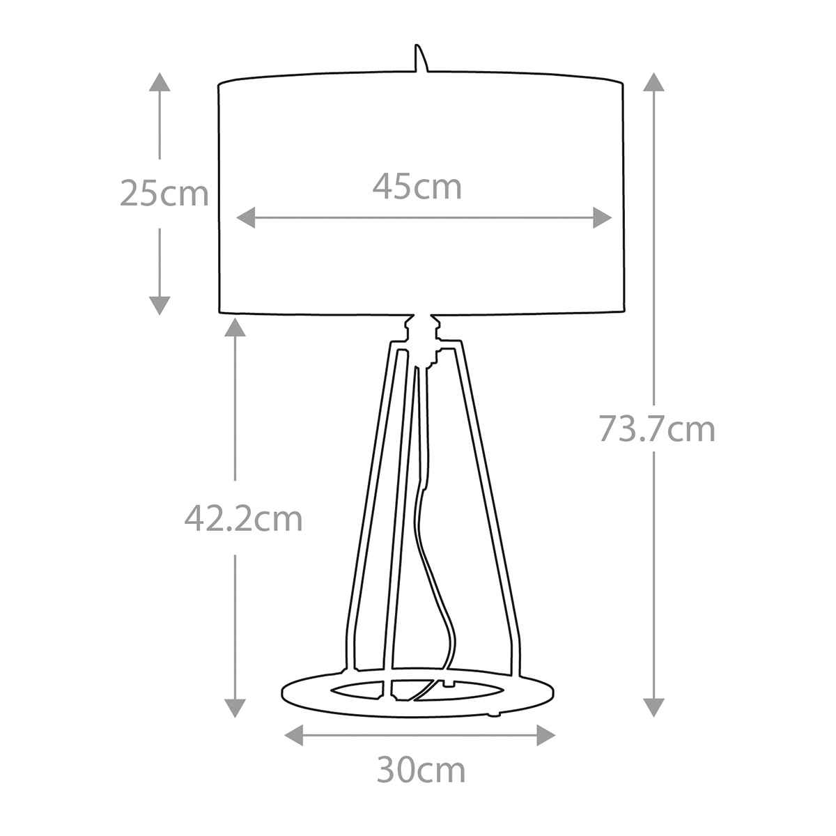 Настольная лампа Elstead Lighting, Арт. FERRARA-TL-WPG