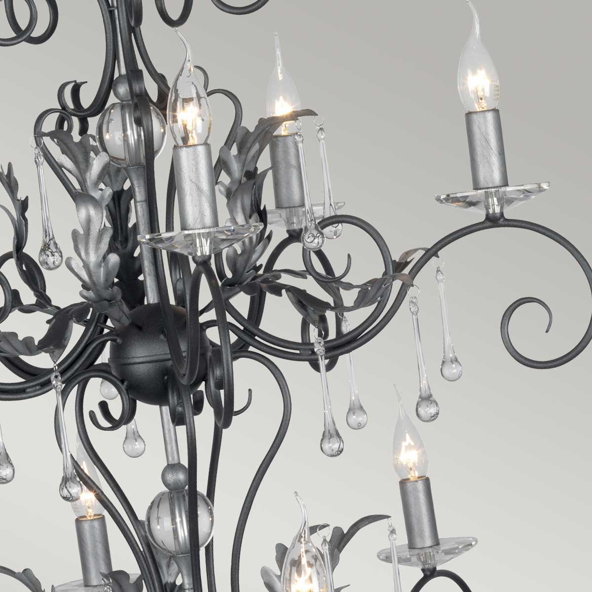 Люстра Elstead Interior, Арт. AML15-BLK-SILVER
