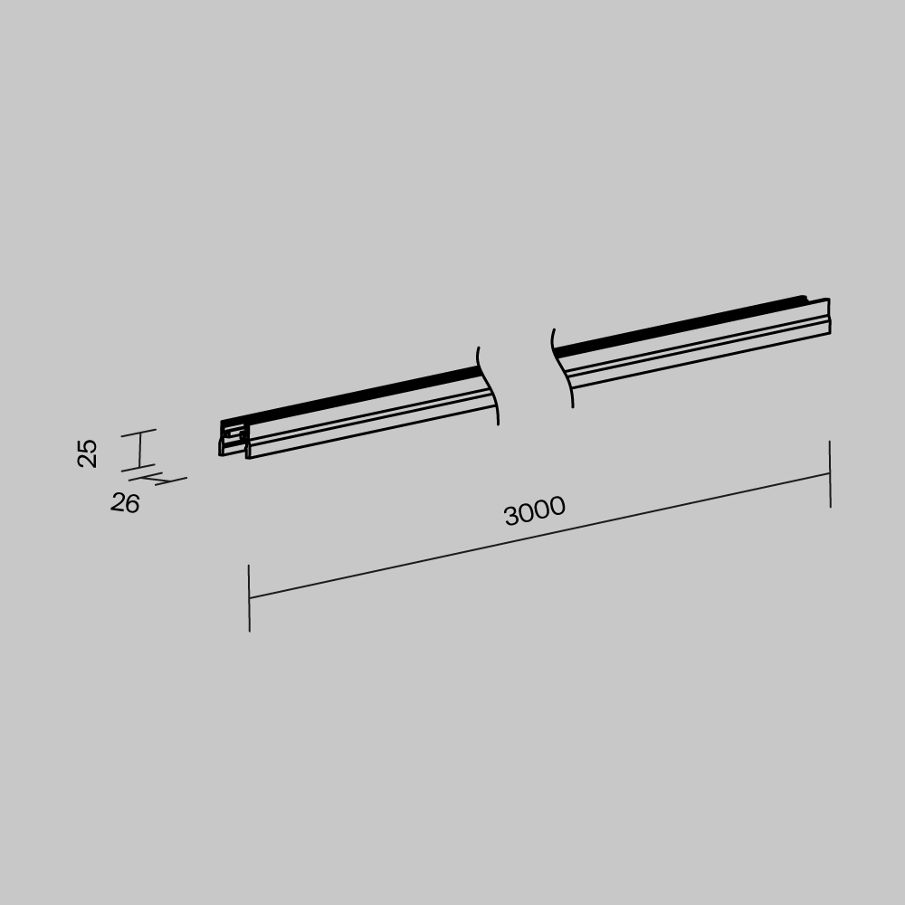 Профиль Outdoor O-TR001-P-W3M