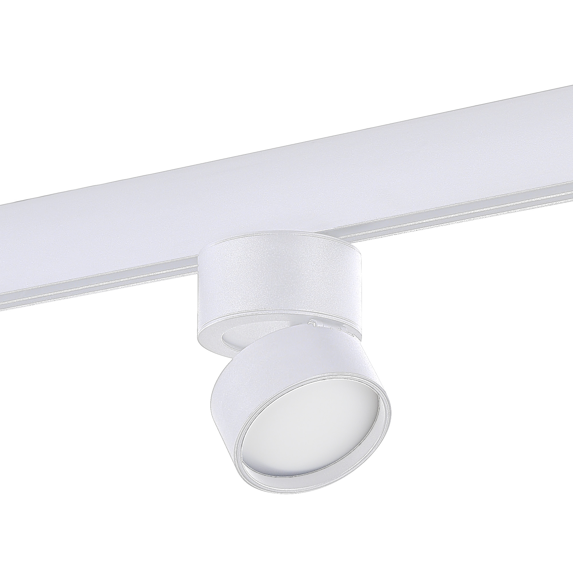 ST809.536.09 Магнитный трековый светильник Белый LED 1*9W 3000K 550Lm Ra>90 120° IP20 D85xH126 48V SKYLINE 48