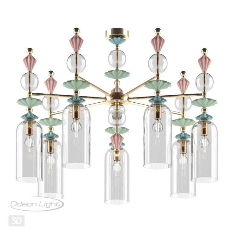 Люстра на штанге Odeon Light 4855/7C