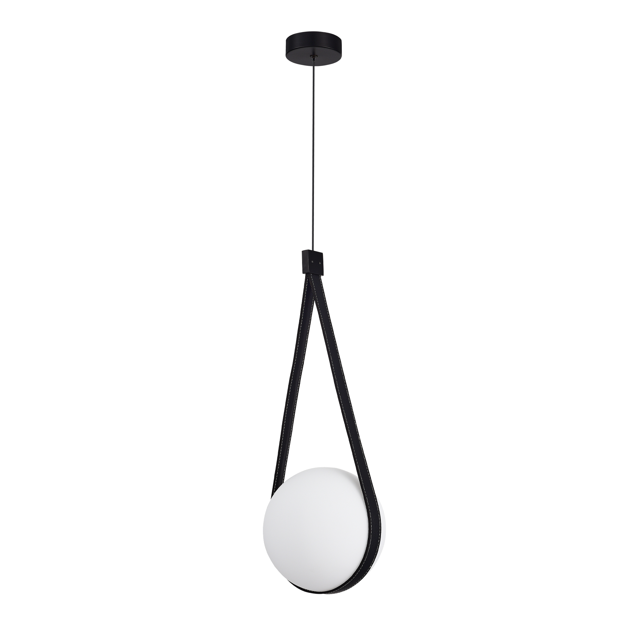 SL2002.413.01 Светильник подвесной ST-Luce Черный/Белый E27 1*60W MOONBAG