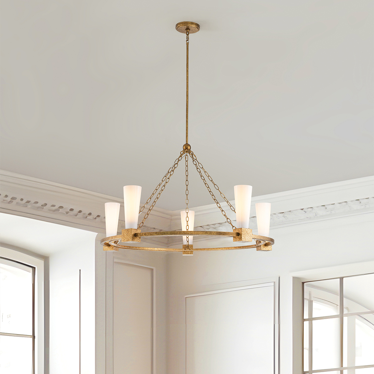 Люстра Elstead Lighting, Арт. KRISTY5-DG-OPAL