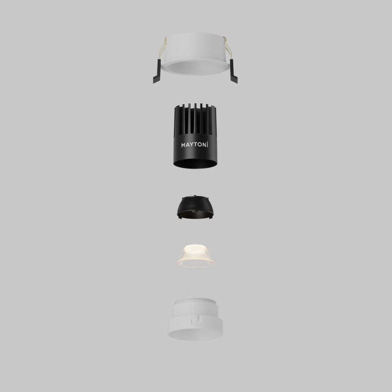 Встраиваемый светильник Maytoni DL115-10W-2.7K-W