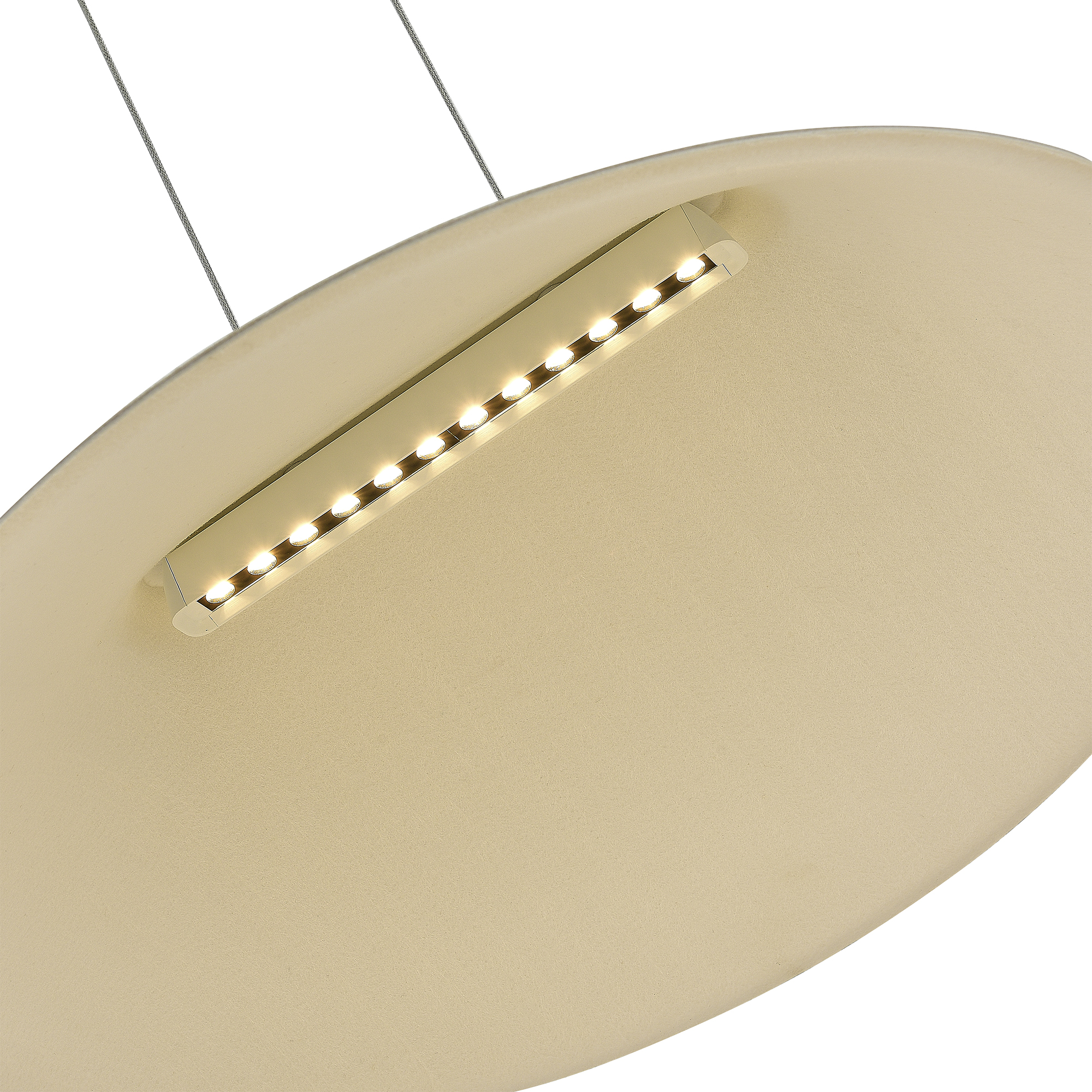 SL3001.713.01 Светильник подвесной ST-Luce Бежевый,Белый/Бежевый,Белый LED 1*12W SENTITO