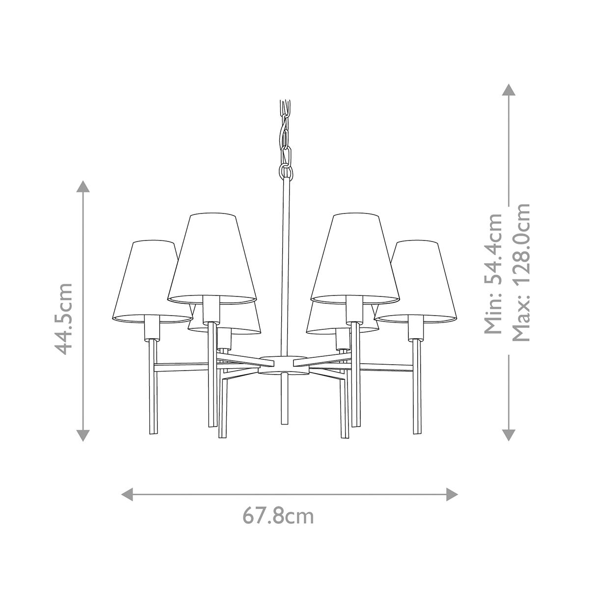 Люстра Elstead Lighting, Арт. LUCERNE-6LT