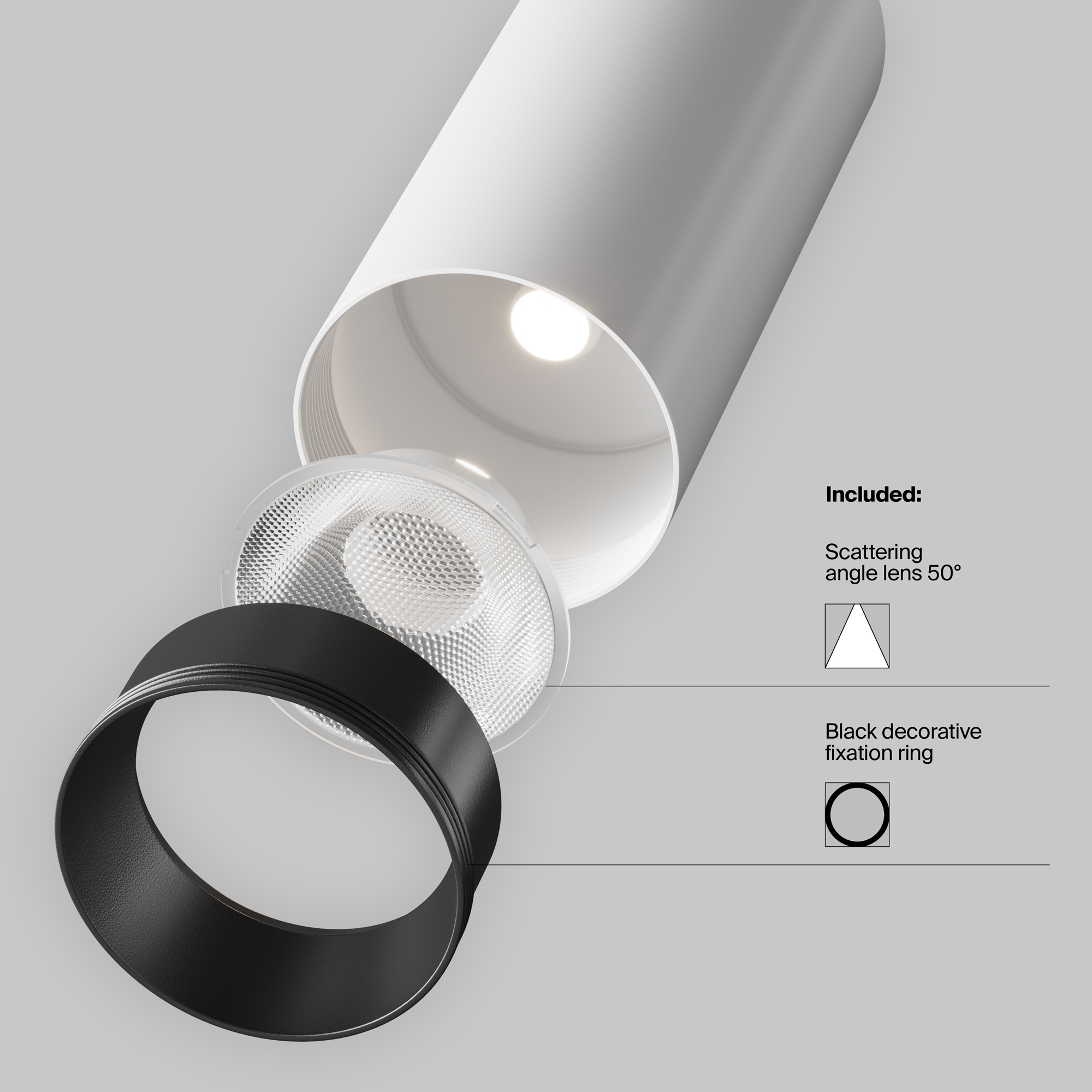 Трековый светильник Technical TR021-1-12W3K-W-D-W