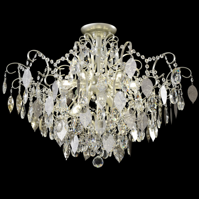 Накладная люстра Crystal Lux ESMIRALDA PL9 SILVER