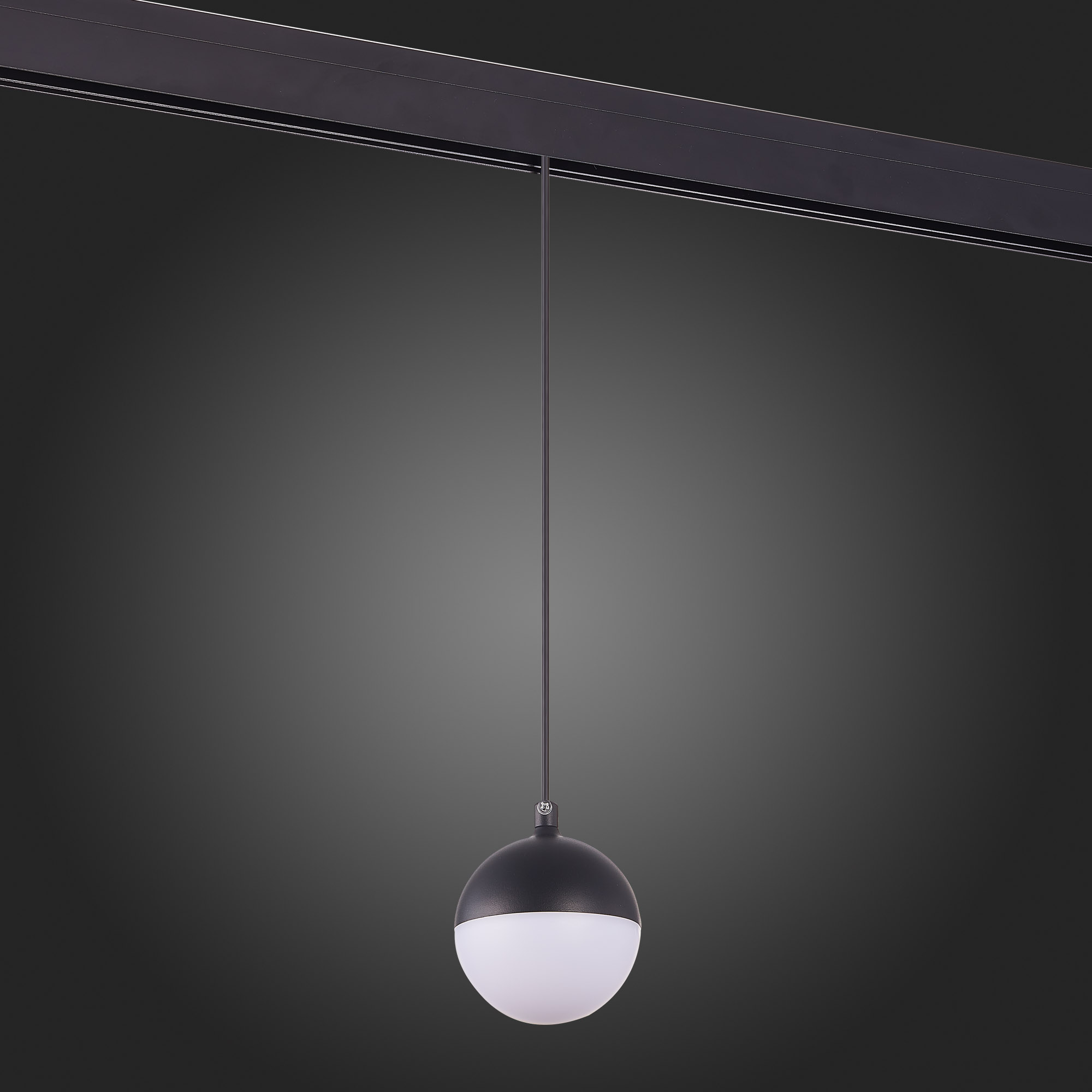 ST358.433.07PWM4 Магнитный трековый светильник подвесной Черный LED 1*7W 3000K 520Lm Ra>80 120о IP20 SKYLINE 48