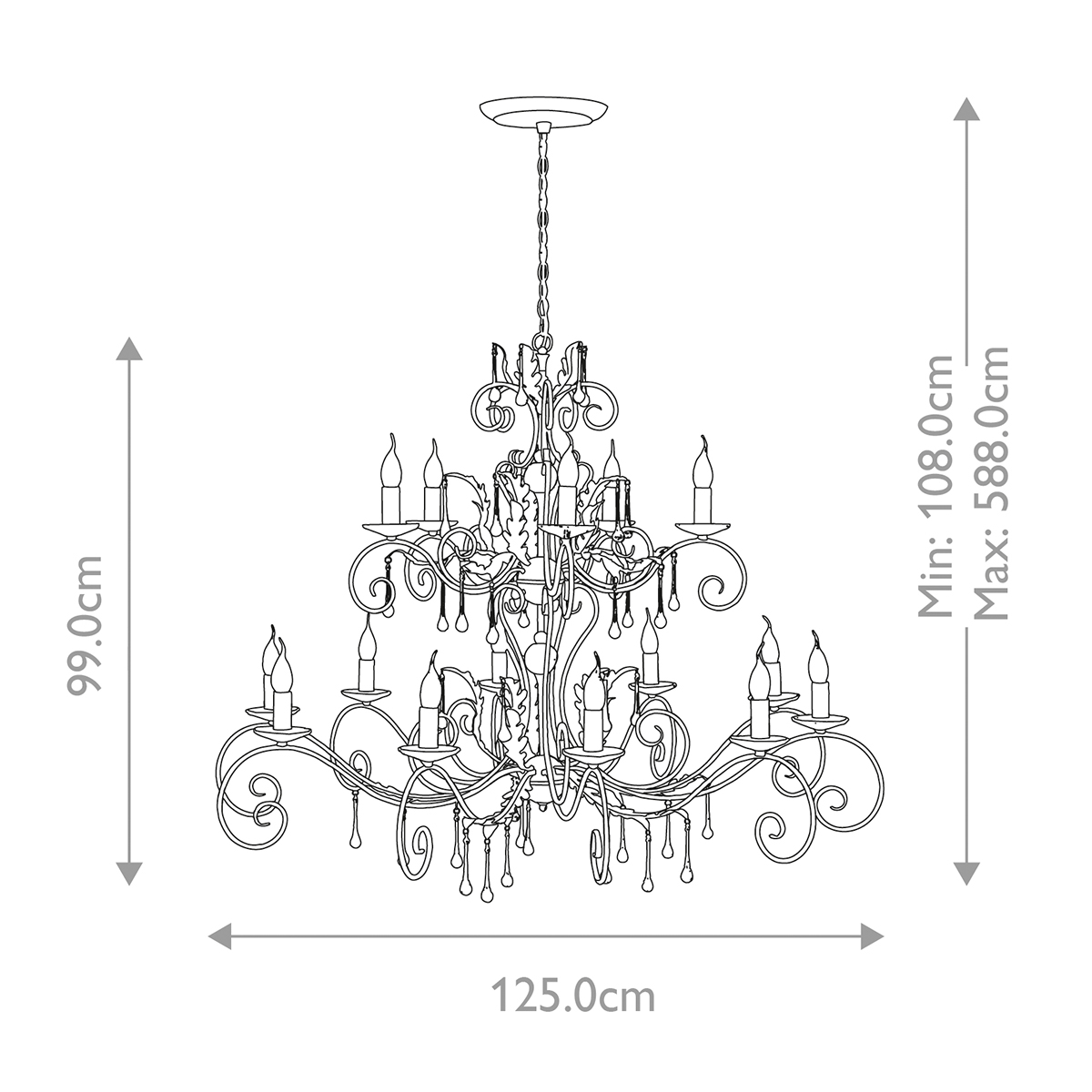 Люстра Elstead Interior, Арт. AML15-BRONZE