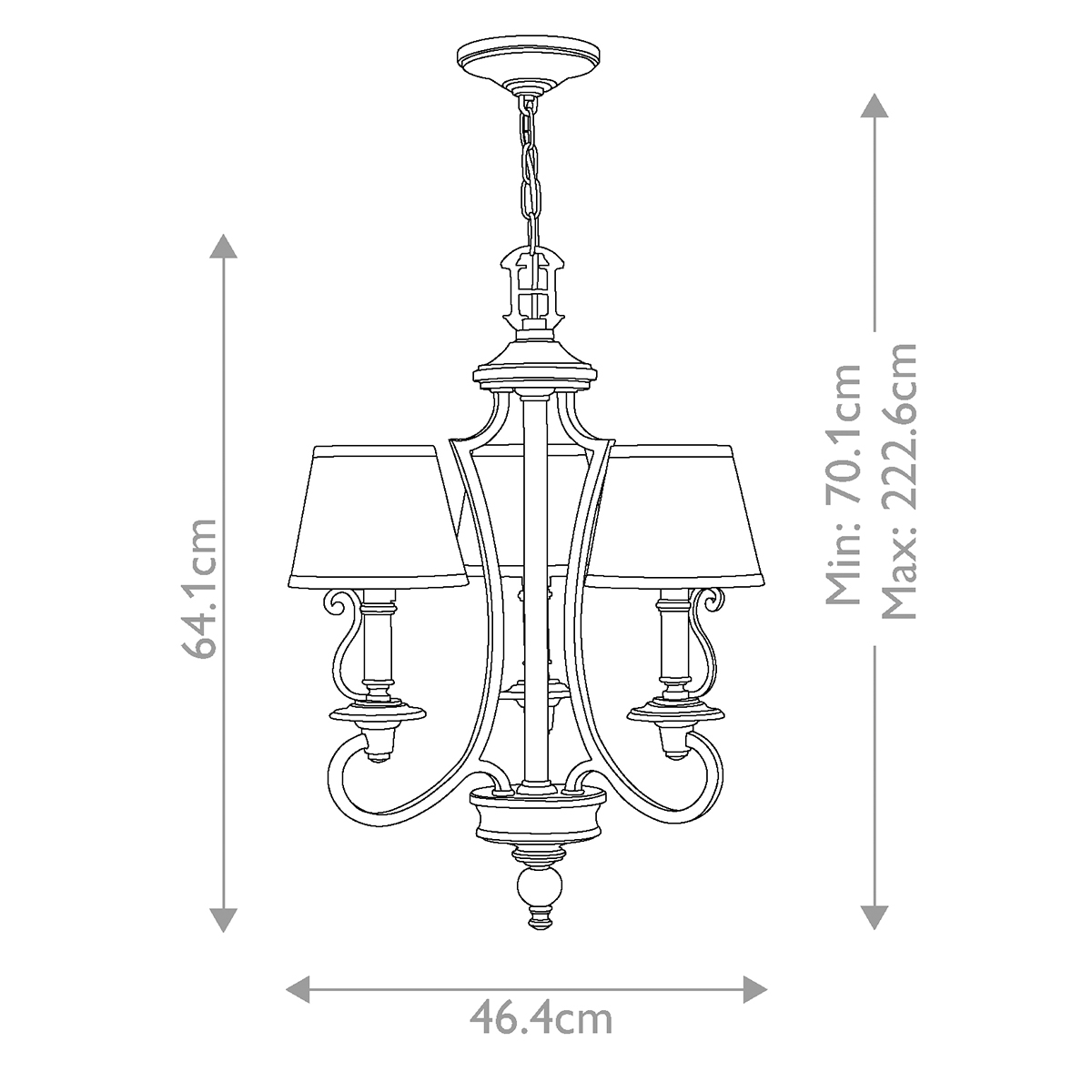 Люстра Hinkley Lighting, Арт. HK-PLYMOUTH3