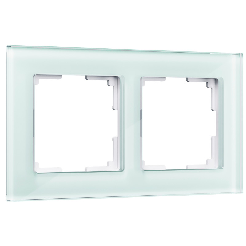 Рамка Werkel WL01-Frame-02 / Рамка на 2 поста (натуральное стек