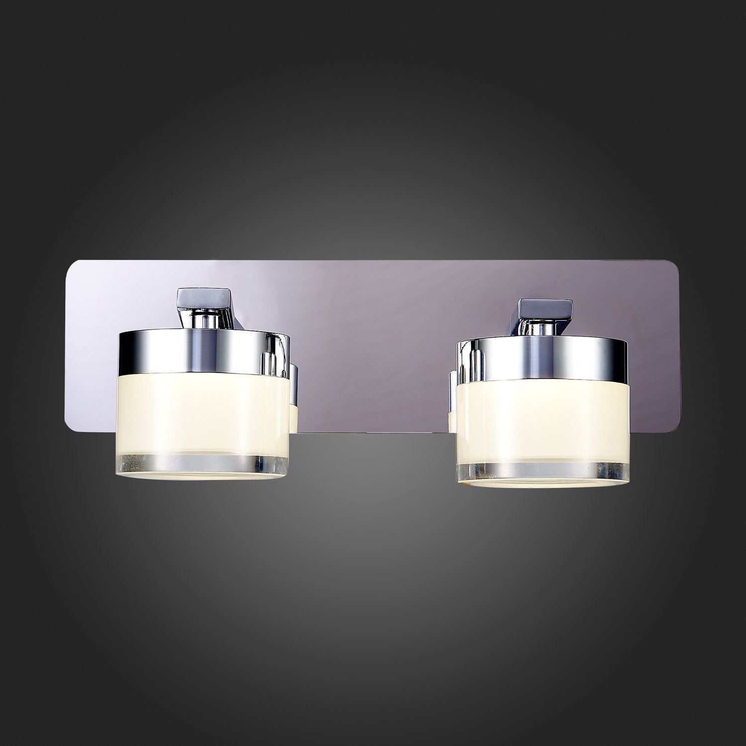 SL1600.101.02 Светильник настенный ST-Luce Хром/Белый LED 2*5W 4000K Настенные светильники