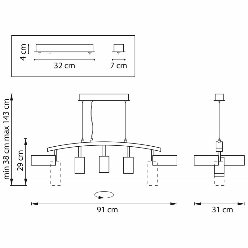 Подвесная люстра Lightstar LR735862373