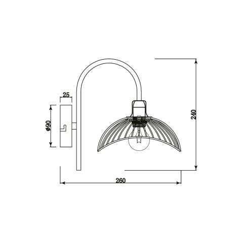 Бра Vele Luce VL5387W01