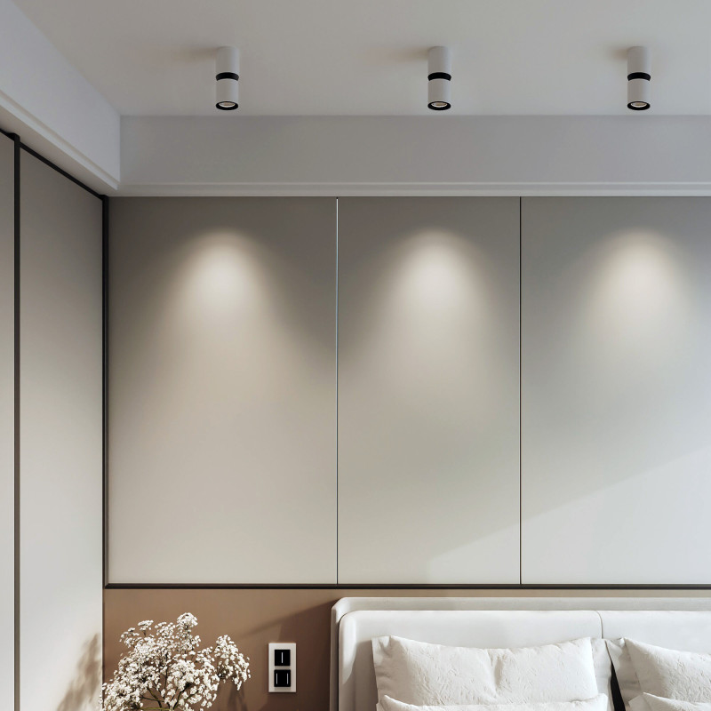 Накладной светильник Elektrostandard 25048/LED 12W 4000К белый/чёрный