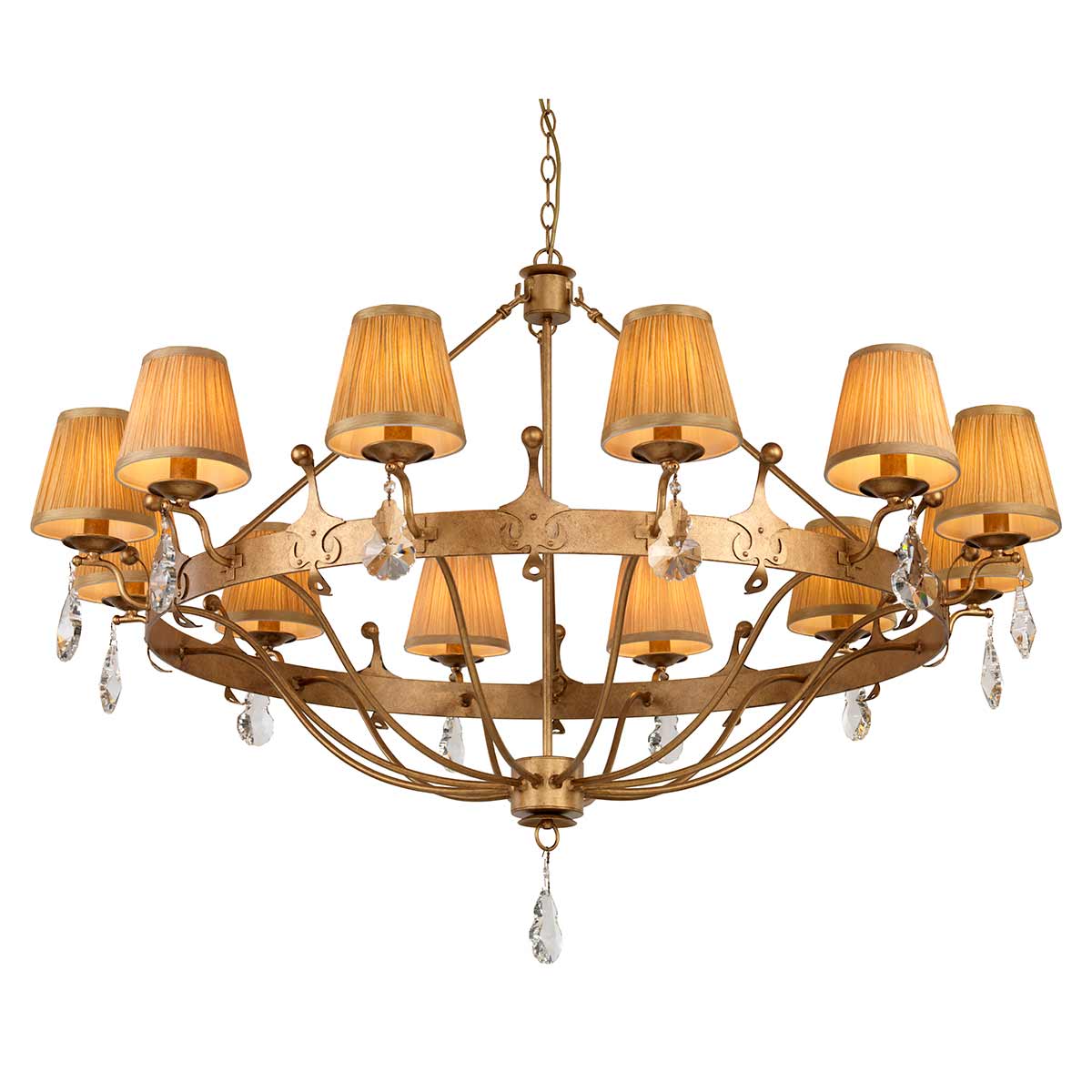 Люстра WINDSOR12 Elstead, арт. WINDSOR12-GOLD