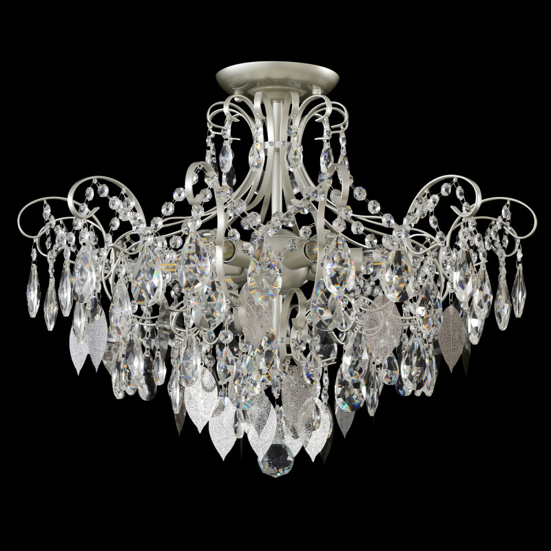 Накладная люстра Crystal Lux ESMIRALDA PL6 SILVER