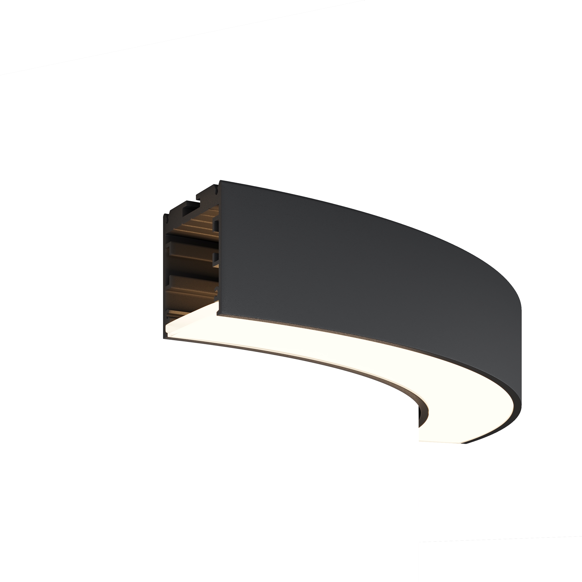Профиль Led Strip ALM-3535R-B-D-90°-0.3M