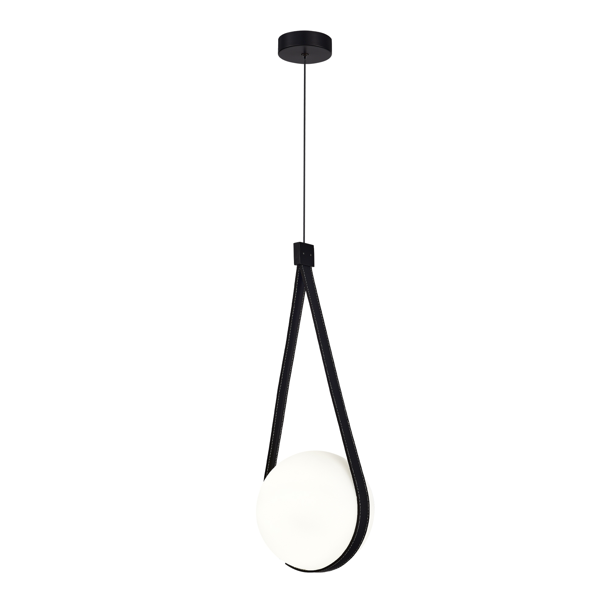 SL2002.413.01 Светильник подвесной ST-Luce Черный/Белый E27 1*60W MOONBAG