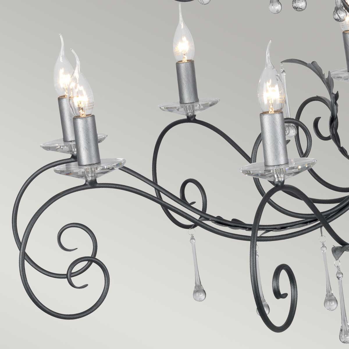 Люстра Elstead Interior, Арт. AML15-BLK-SILVER