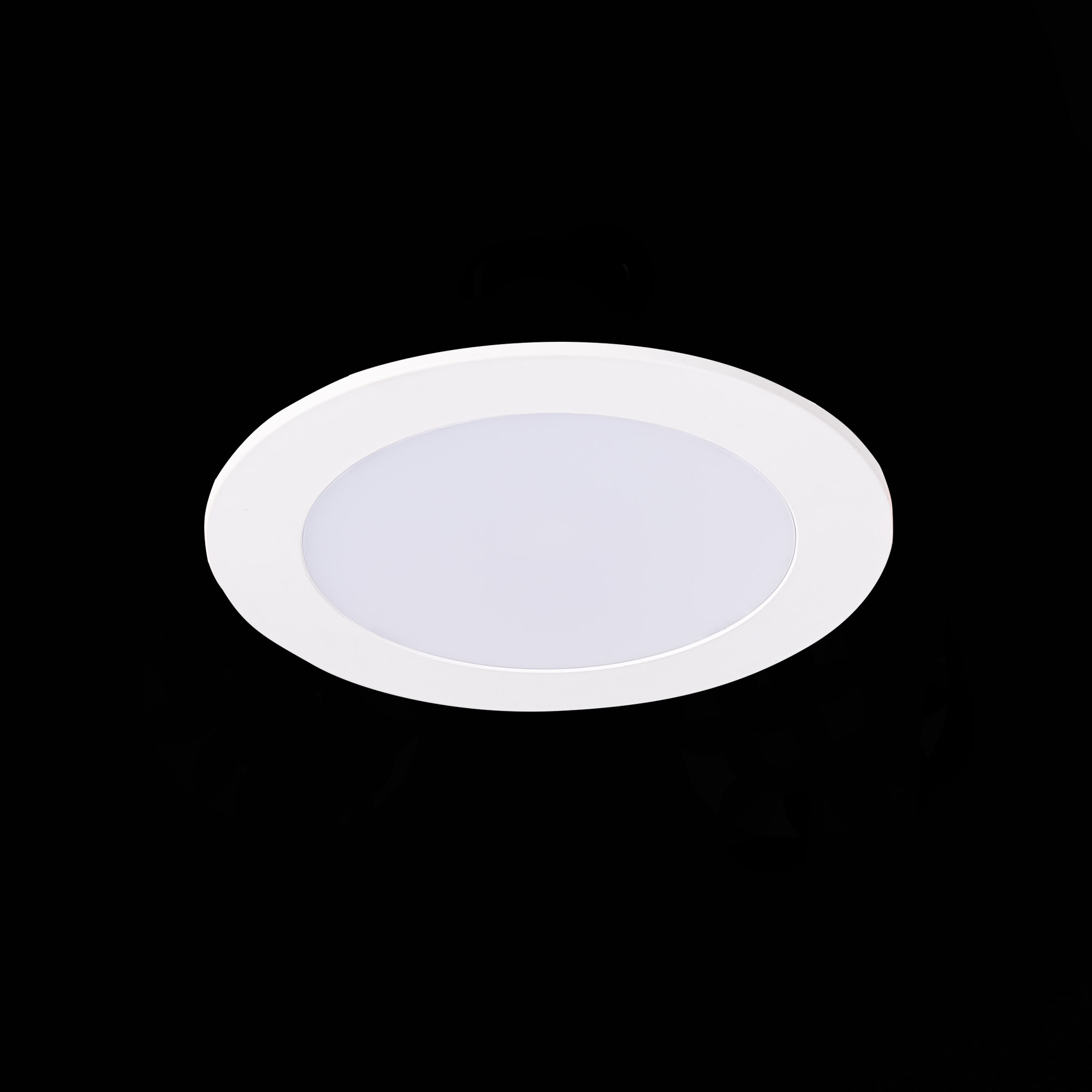 ST209.538.09 Св-к встр. Белый LED 1*9W 3000K 585Lm Ra80 110° IP20 D145xH8 90-265V Встраиваемые светильники
