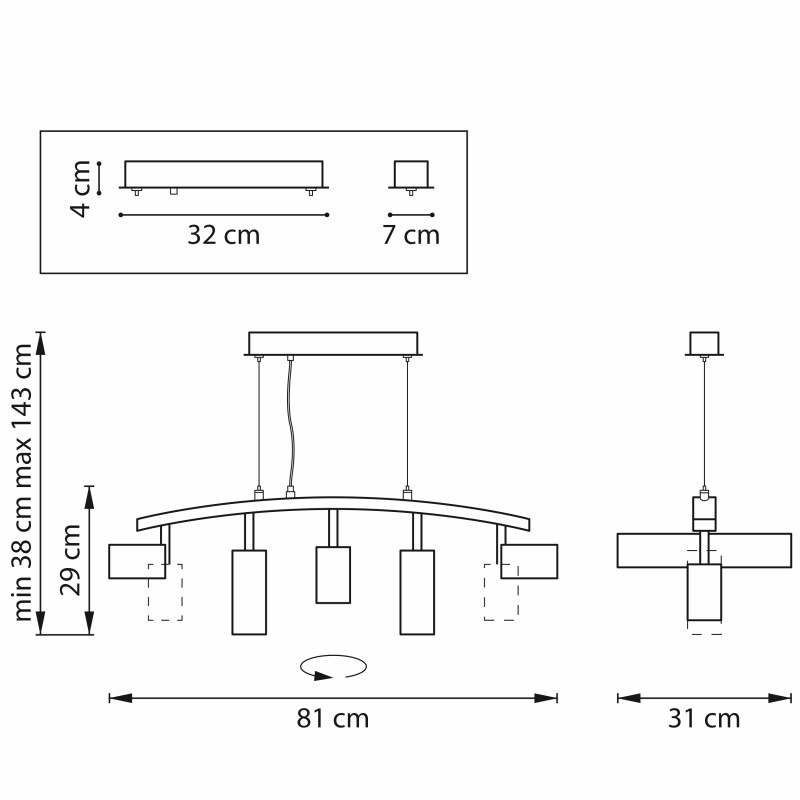 Подвесная люстра Lightstar LR735373872